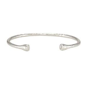 (2) Melinda Maria Silver Nailhead Cuff